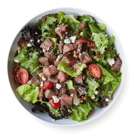 Greens-bowls-steak-bacon-and-blue-cheese